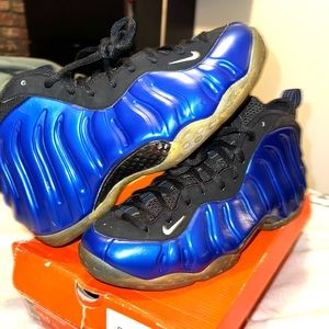 2007 NIKE FOAMPOSITE PENNY ROYAL OG PRO 10.5 LIGHTLY WORN